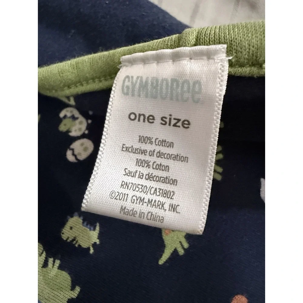 Gymboree‎ 3 Dinosaurs navy Blue Green Trim Baby Blanket Reversible 2011 Lovey